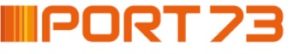 Port 73 logo
